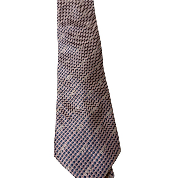 Dolce Gabbana, Handmade Elegant Checkered Silk Tie - Picture 6 of 9